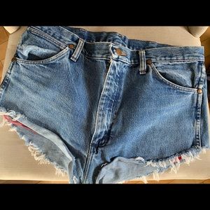 Jean cut off shorts